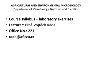 AGRICULTURAL AND ENVIRONMENTAL MICROBIOLOGY