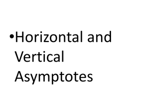 Vertical and Horizontal Asymptotes
