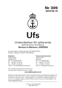 Ufs 309.indd - Sjöfartsverket