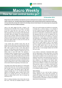 Macro Weekly How far can central banks go?