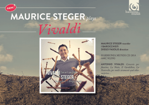 Download the Flyer - Maurice Steger: Vivaldi 2014