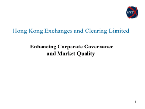 Chapter 3 - Hong Kong Exchanges and Clearing Limited
