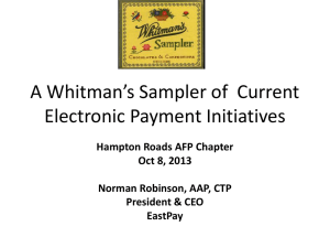 Presentation 1 - Hampton Roads Association for Financial
