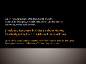 Shock and Recovery in China`s Labour Market: Flexibility in the