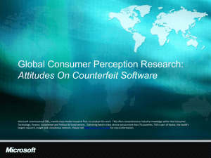 Global Consumer Perception Research