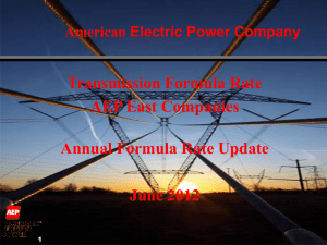 AEP Energy Services Industrial Marketing and Origination