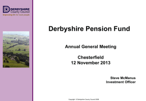 Derbyshire Pension Fund AGM
