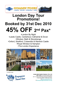 London Day Tour Promotions! Booked by 31st Dec