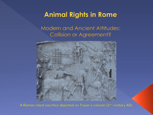 Animal Rights in Rome - Talks by Experts on Classics