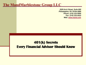 401(k) Secrets Every Financial Advisor Should Know