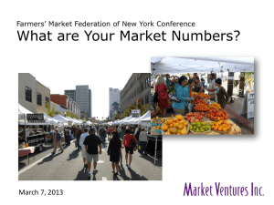 What are Your Market Numbers?