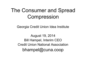 The Consumer...and Spread Compression