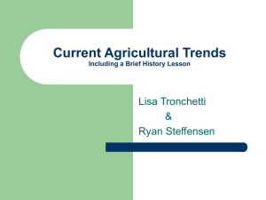 Current Ag Trends