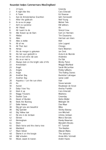 Karaoke lijst met liedjes (pdf-document)