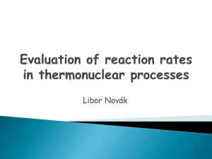 Evaluation of nuclear processes in plasmas