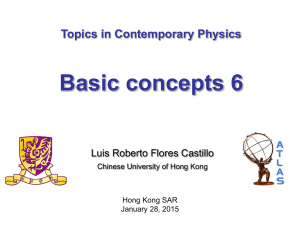 lecture 8 - Department of Physics, The Chinese University of Hong