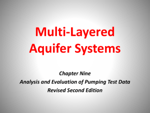 Chapter 9: Multi-layered aquifer systems