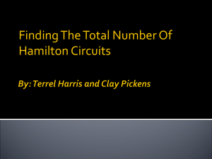 Finding The Total Number Of Hamilton Circuits