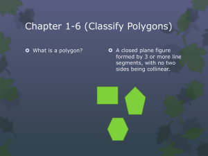Chapter 1-6 (Classify Polygons)