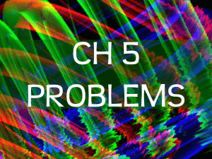CH 5 PROBLEMSx
