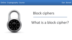 PPT for What are block ciphers?