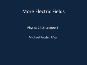 Electric Fields - Galileo and Einstein