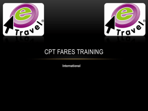 CPT Fares Training