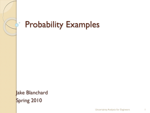 Probability Review (Examples)