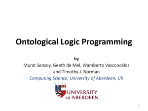 Ontological Logic Programming by