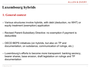 Hybrids - Luxembourg