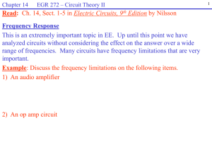 Chapter 14 – Frequency Response