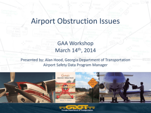 Airport Obstruction Issues - Georgia Airports Association