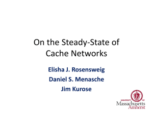 On the Analysis and Management of Cache Networks
