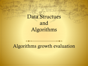 Data Structues and Algorithms