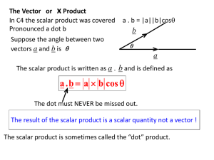 Vector product