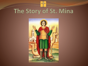 The Story of St. Mina