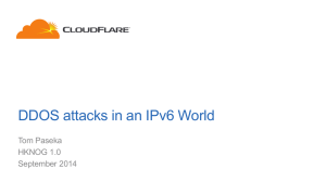 DDOS attacks in IPv6 World