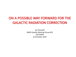 On a possible way forward for the galactic radiation