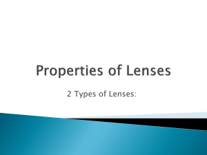 Properties of Lenses