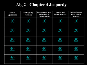 Chapter 4 Jeopardy