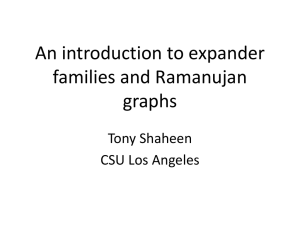 Intro-to-Expanders-and-Ramanujan-graphs