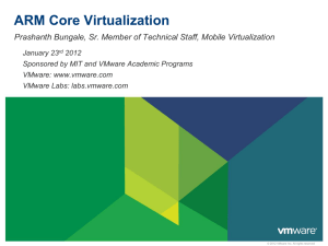 ARM Core Virtualization