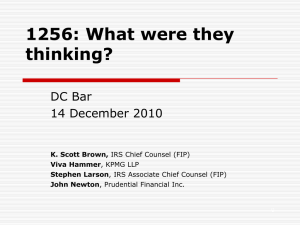 2010-12 DC Bar 1256 Dodd-Frank