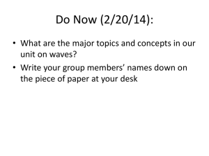 AP Waves Review