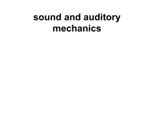 Cochlear mechanics