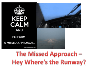 Missed Approach Procedures - Bob`s Flight Operations Pages