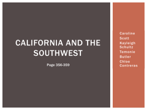 California and the Southwest - CLS