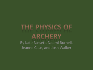 The Physics of Archery