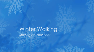 Winter Walking PowerPoint