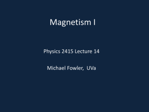 Magnetism I - Galileo and Einstein